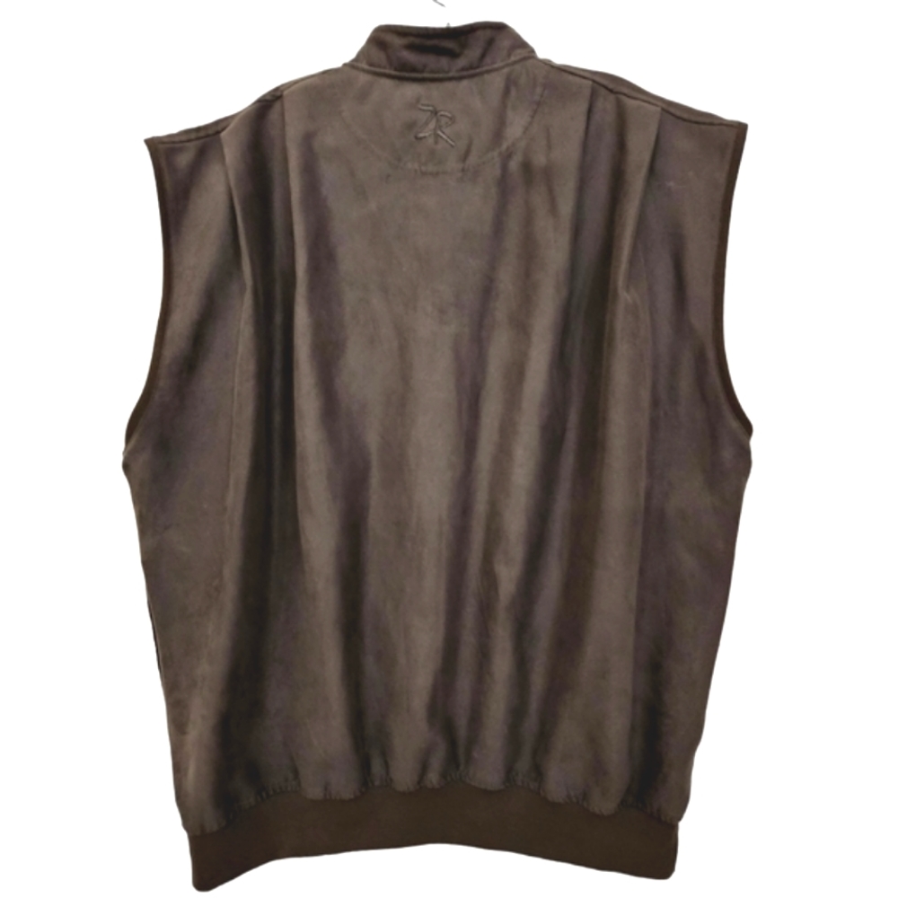 Zero Restriction Golf Outerwear Dark Brown Microsuede - Picture 4 of 13